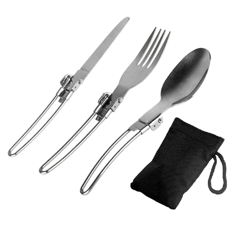 3-Piece Stainless Steel Cookware Backpack Set